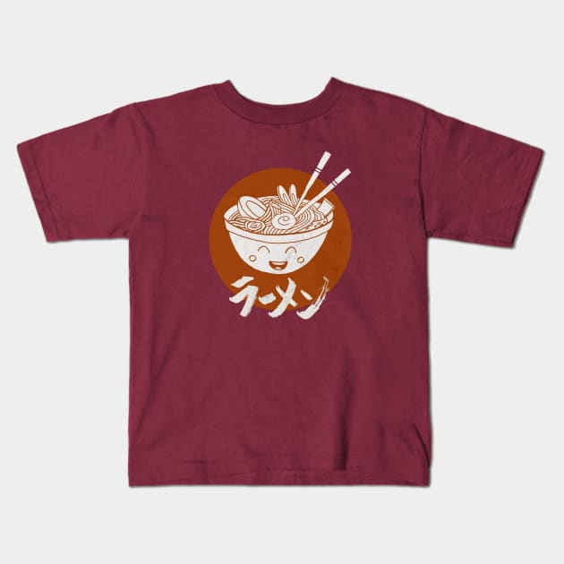 RAMEN CLASSIC BY MISKEL Kids T-Shirt by miskel